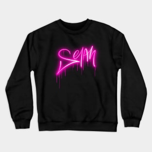 Selah - Pink Neon - Christian Tee Crewneck Sweatshirt